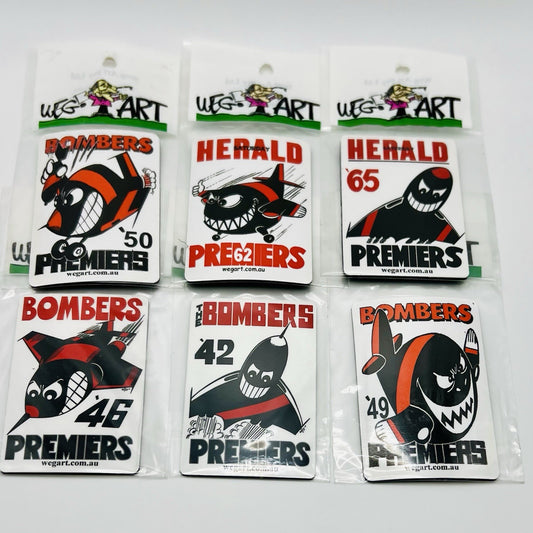 WEG WegArt Premiers Fridge Magnet - Essendon Bombers 1985