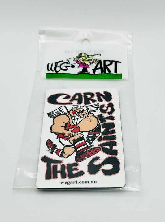 WEG WegArt Fridge Magnet - “Carn The Saints” - St Kilda Saints