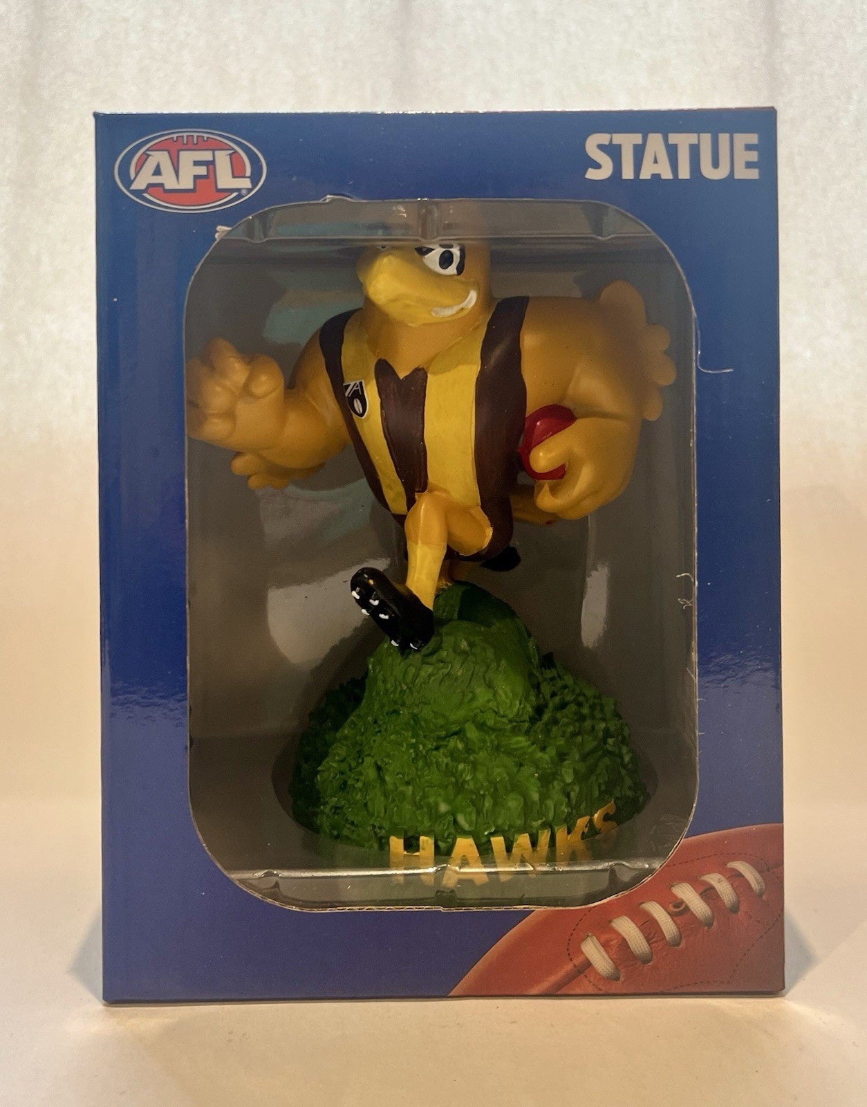 Retro AFL Hawthorn Hawks Mascot Figurine Statue
