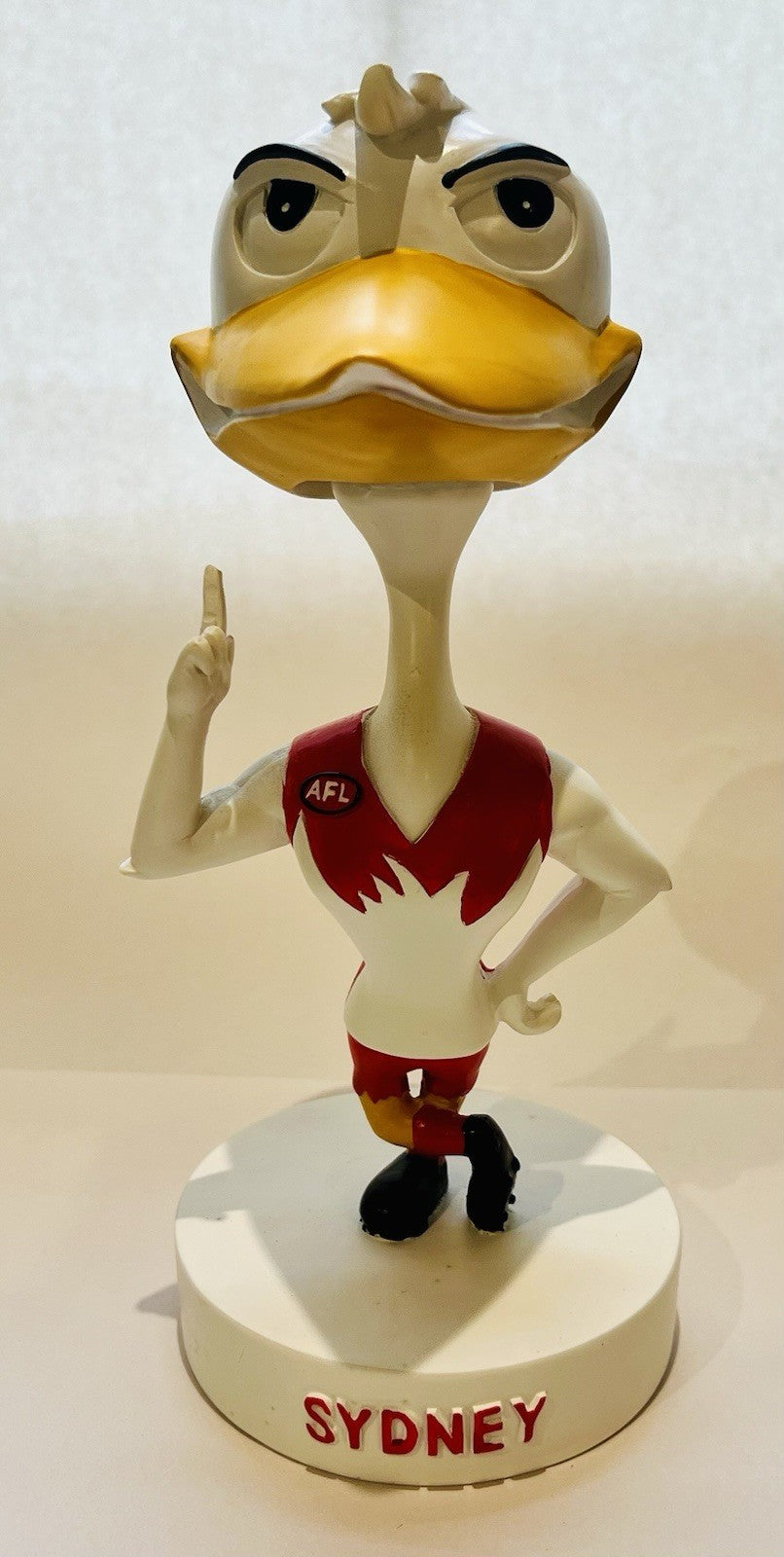 AFL Sydney Swans Bobble Head Mascot Figurine