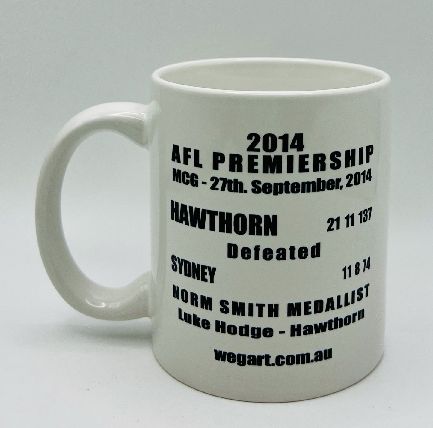 WegArt WEG Premiers Mug  - Hawthorn Hawks 2014