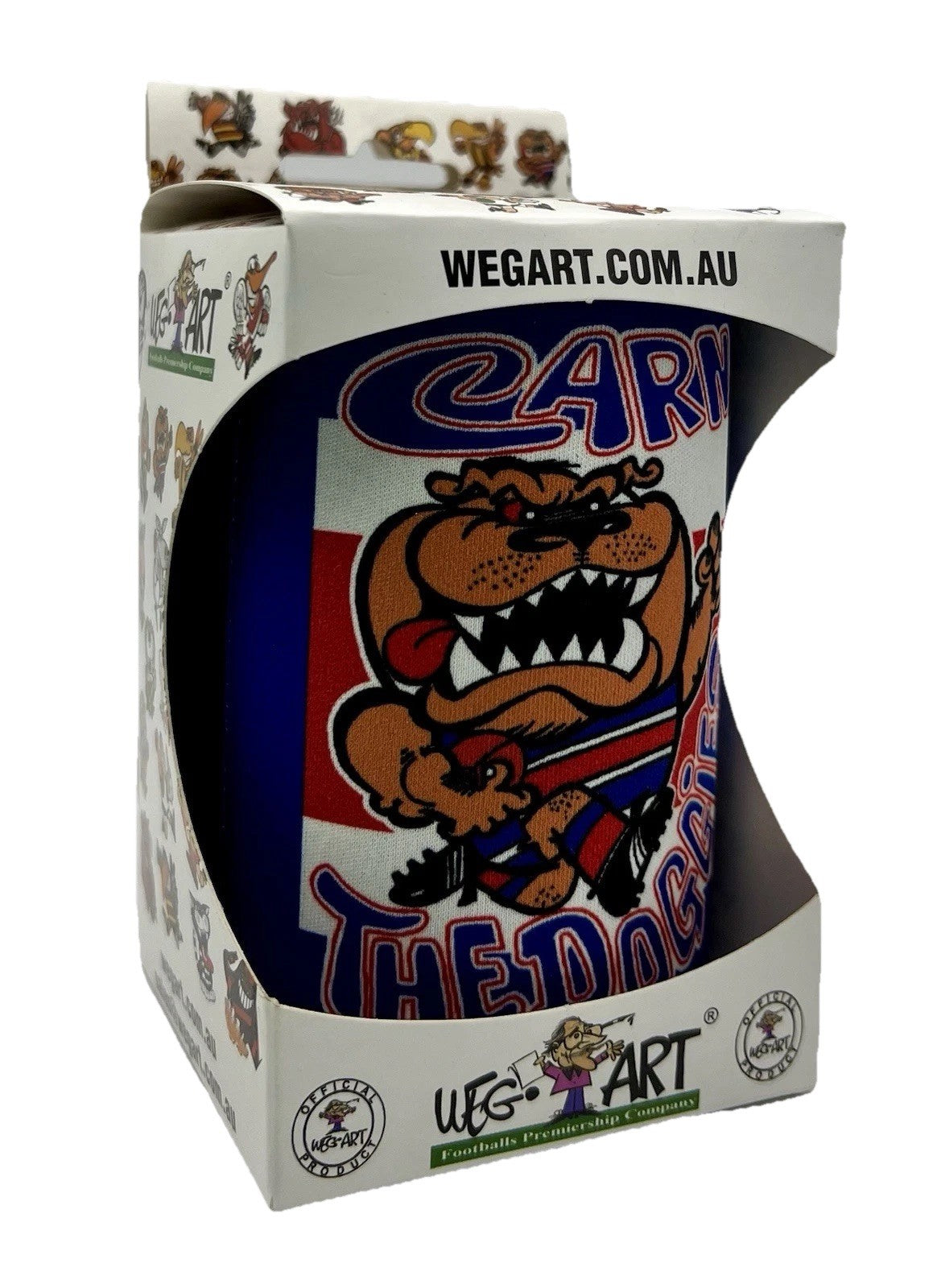 WegArt Stubby Holder Can Cooler - Western Bulldogs “Carn The Doggies”