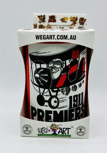 WegArt WEG Premiers Stubby Holder Can Cooler - Essendon Bombers 1911
