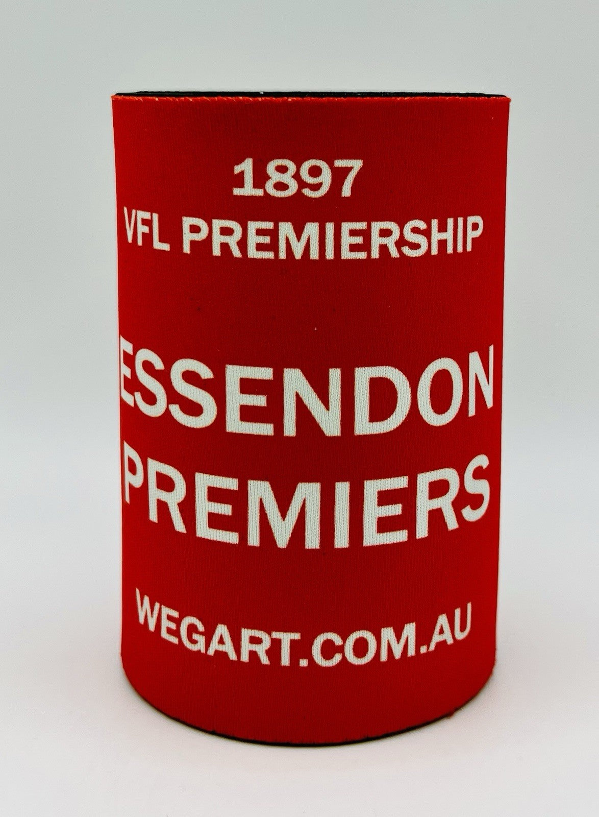 WegArt WEG Premiers Stubby Holder Can Cooler - Essendon Bombers 1897