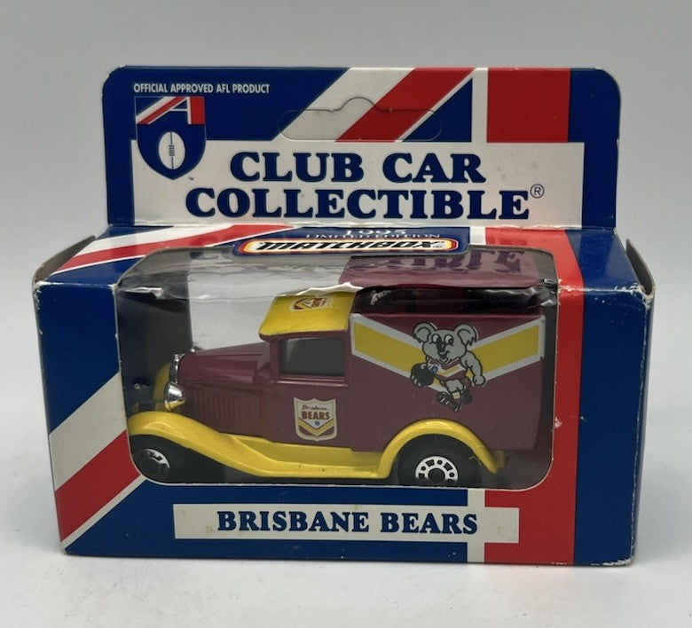 Vintage AFL 1995 Club Car Collectible Ford Model A Van Brisbane Bears