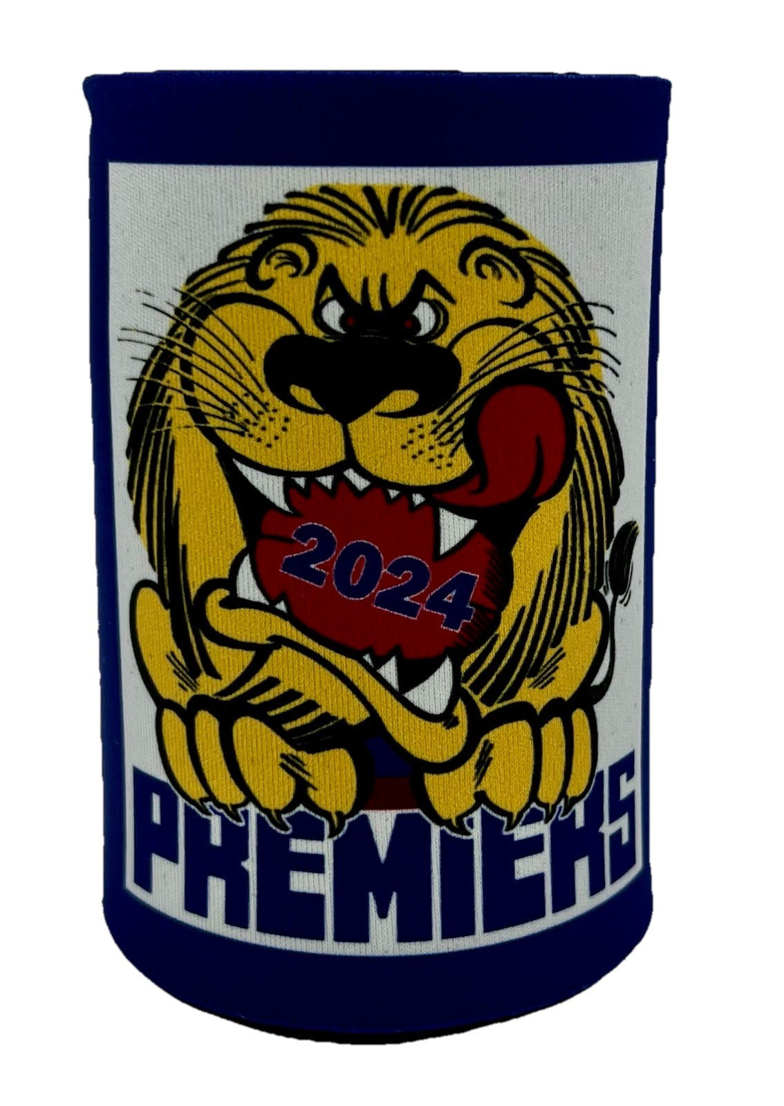 WegArt WEG Premiers Stubby Holder Can Cooler - Brisbane Lions 2024