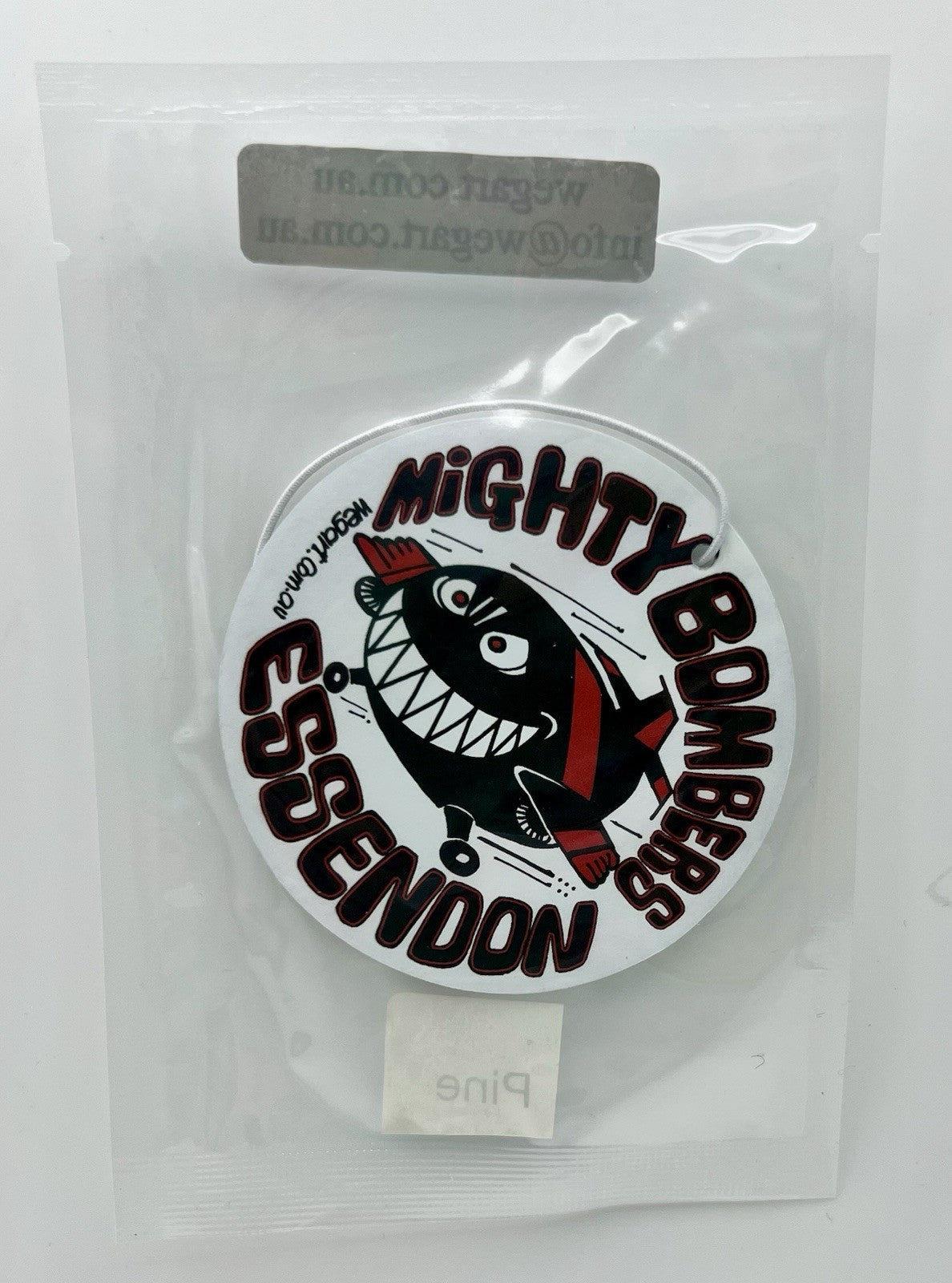 Essendon Bombers WEG WegArt Car Air Freshener - PINE SCENT