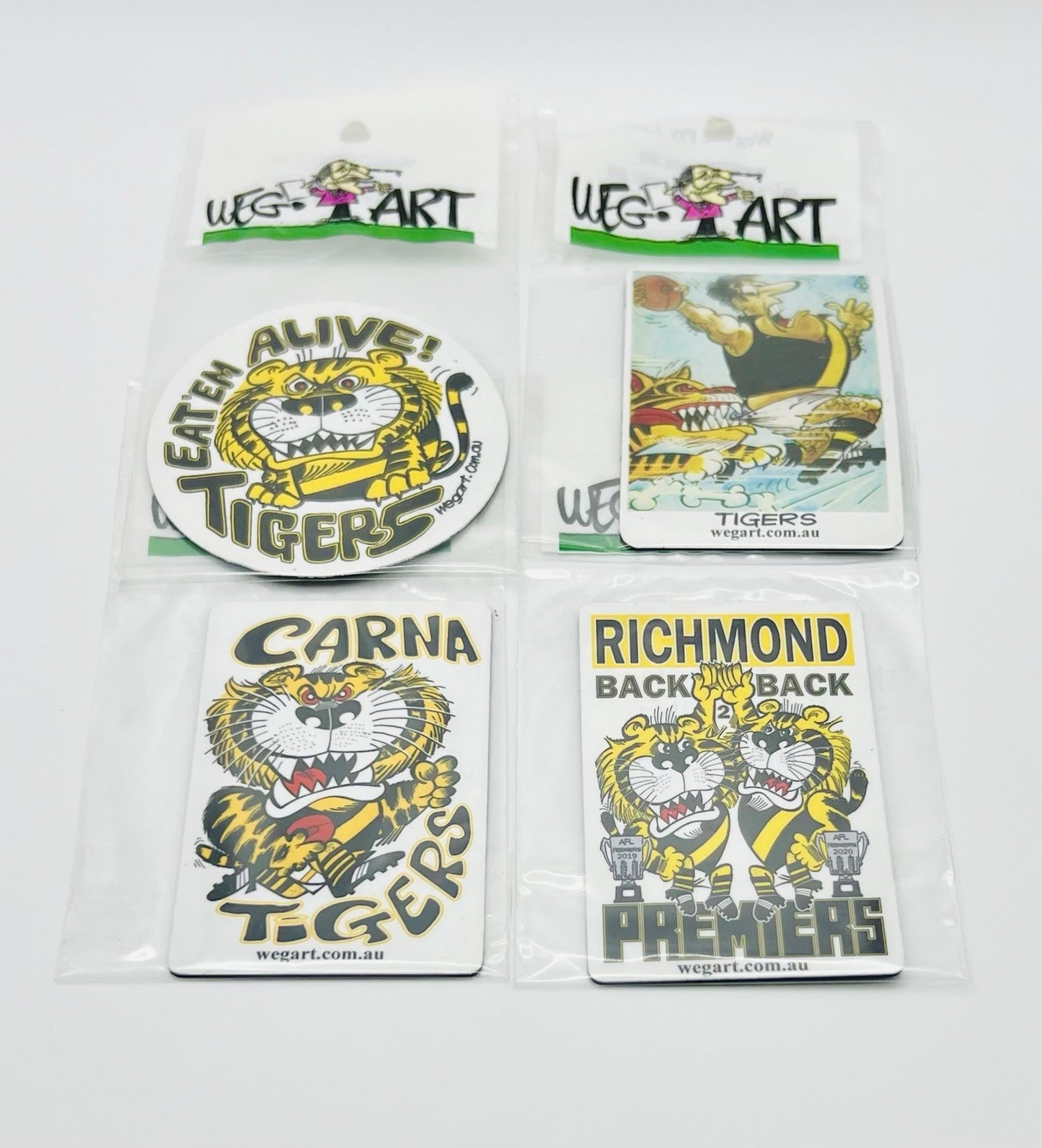 WEG WegArt Premiers Fridge Magnet - Richmond Tigers 1974