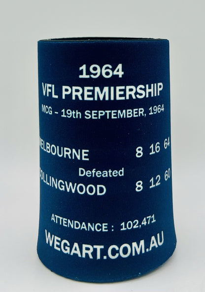 WegArt WEG Premiers Stubby Holder Can Cooler - Melbourne Demons 1964