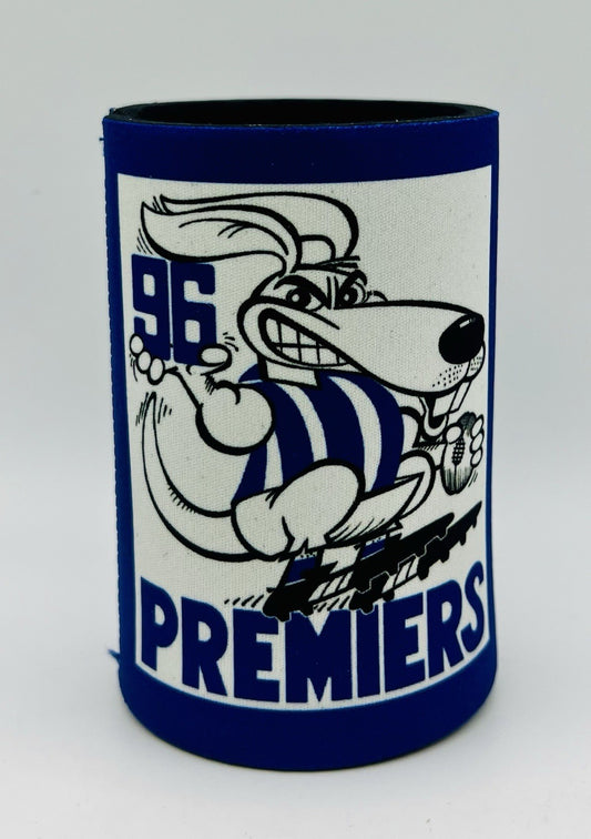 WegArt WEG Premiers Stubby Holder Can Cooler - North Melbourne Kangaroos 1996