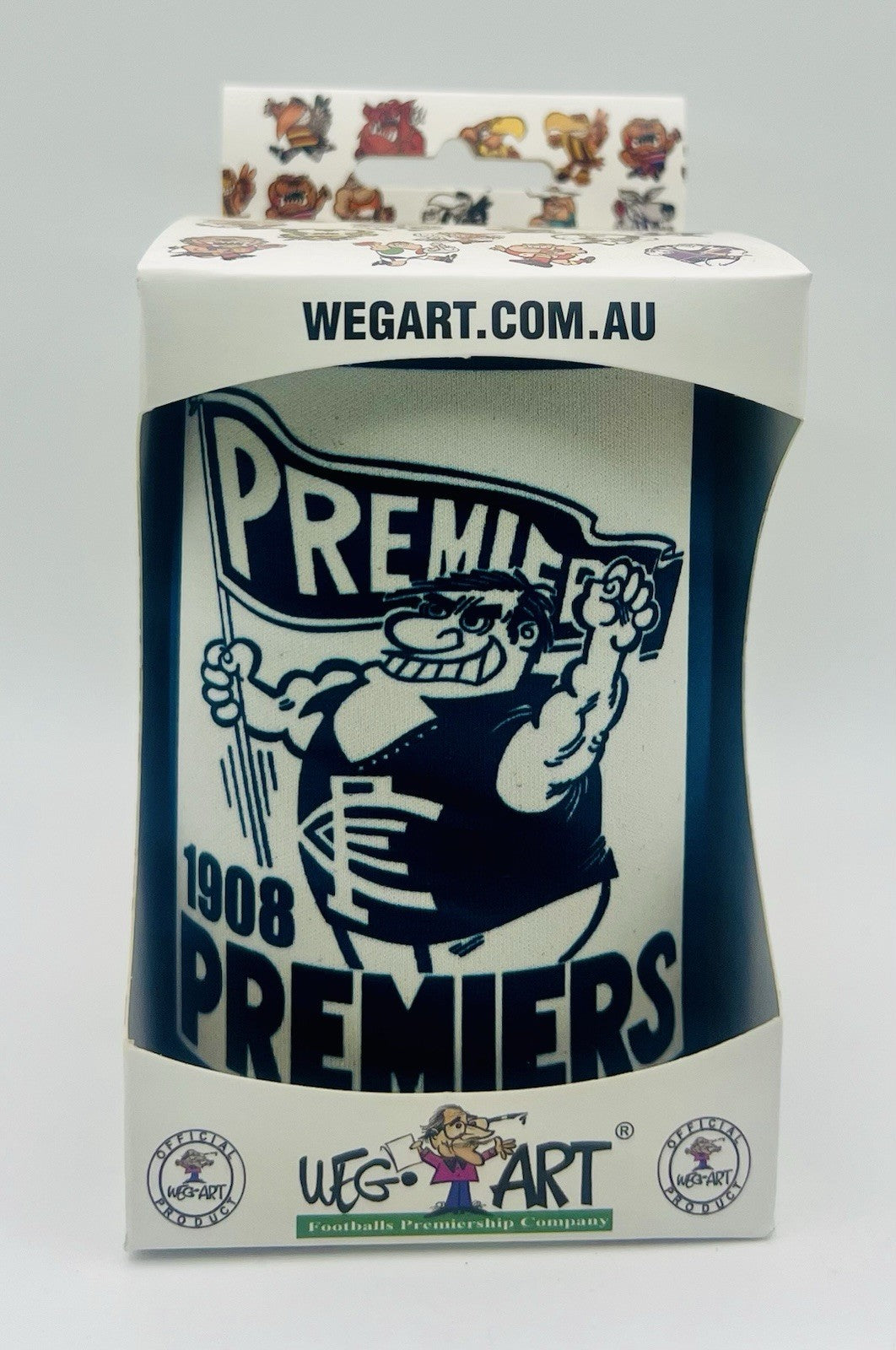 WegArt WEG Premiers Stubby Holder Can Cooler - Carlton Blues 1908