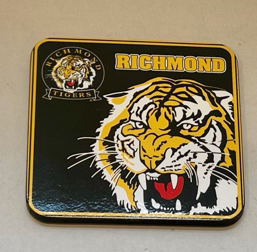 Richmond Tigers Beer Stein Glass & Drink Coaster