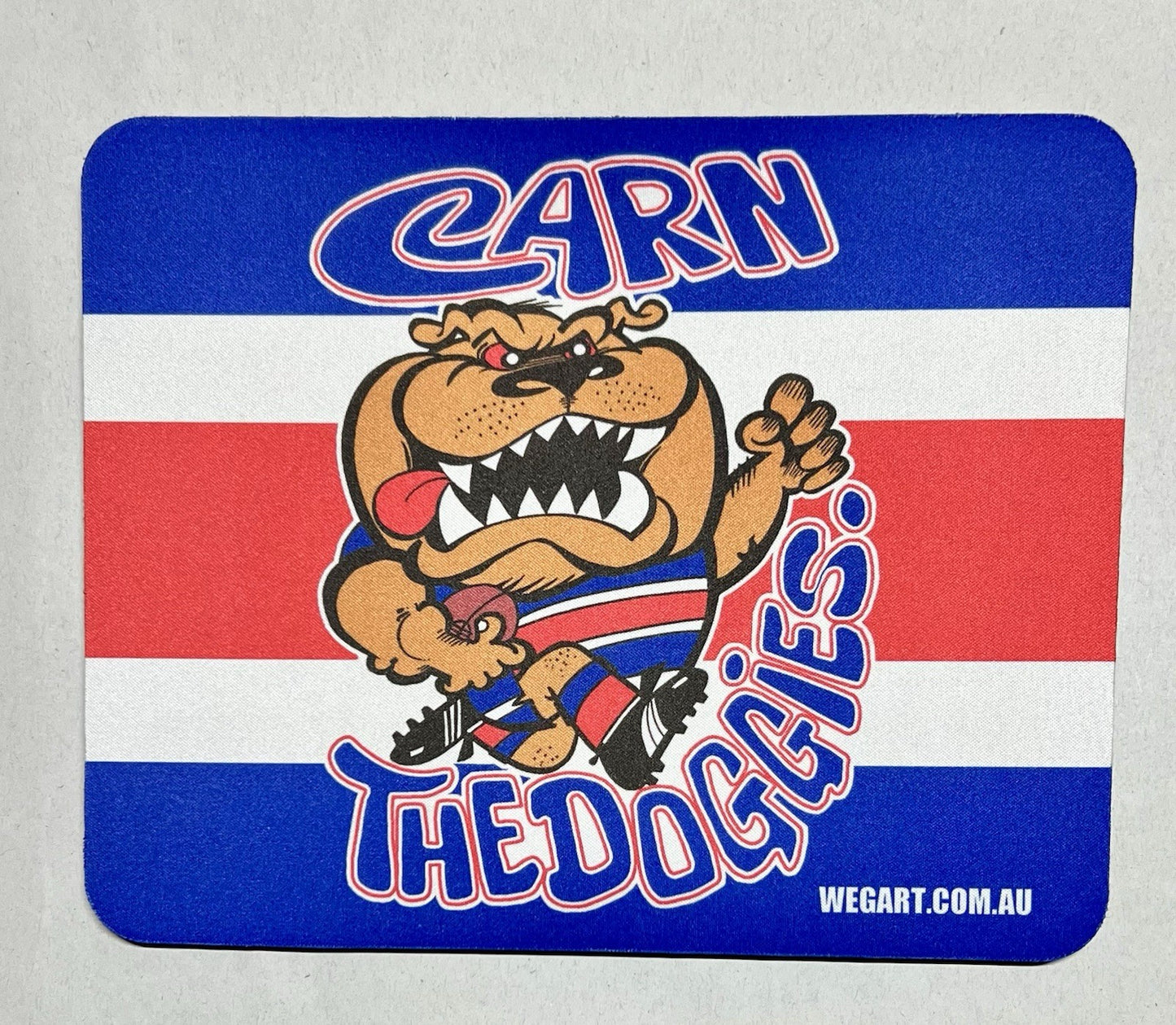 WegArt mouse pad - Western Bulldogs “Carn The Bulldogs”