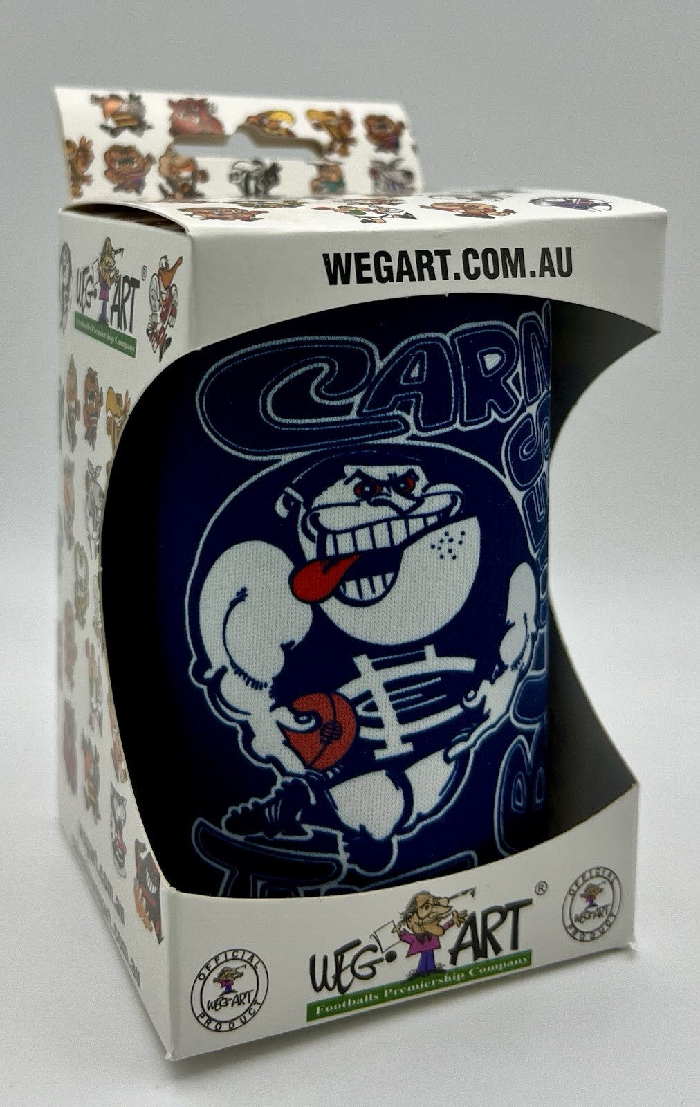 WegArt Stubby Holder Can Cooler - Carlton Blues  “Carn The Blues”