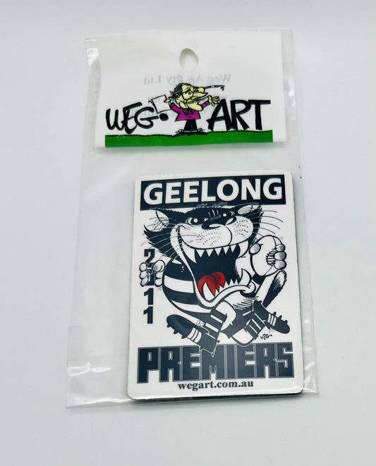WEG WegArt Premiers Fridge Magnet - Geelong Cats 2011