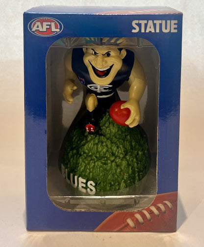 Retro AFL Carlton Blues Mascot Figurine Statue