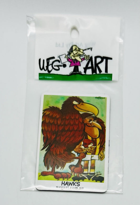 WEG WegArt Fridge Magnet - Hawthorn Hawks Sunicrust Card Image