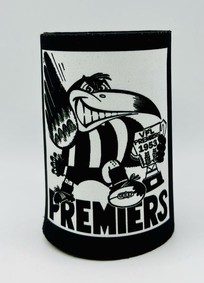 WegArt WEG Premiers Stubby Holder Can Cooler - Collingwood Magpies 1953
