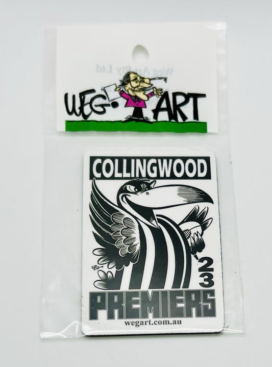 WEG WegArt Premiers Fridge Magnet - Collingwood Magpies 2023