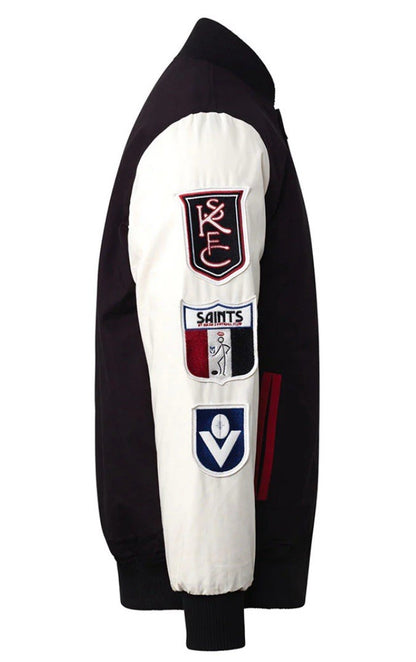 AFL St Kilda Saints Mens Collegiate Jacket - Size MEDIUM