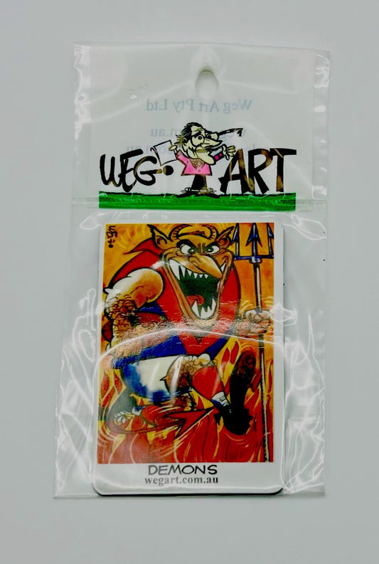 WEG WegArt Fridge Magnet - Melbourne Demons Sunicrust Card Image