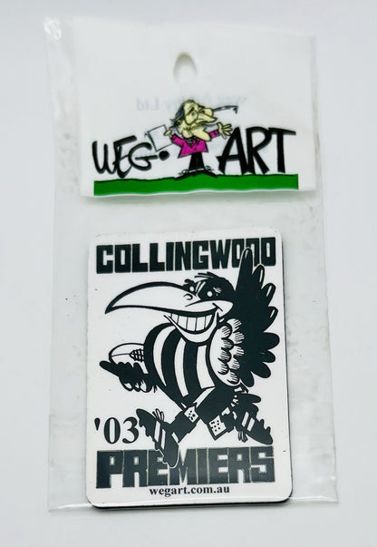 WEG WegArt Premiers Fridge Magnet - Collingwood Magpies 1903