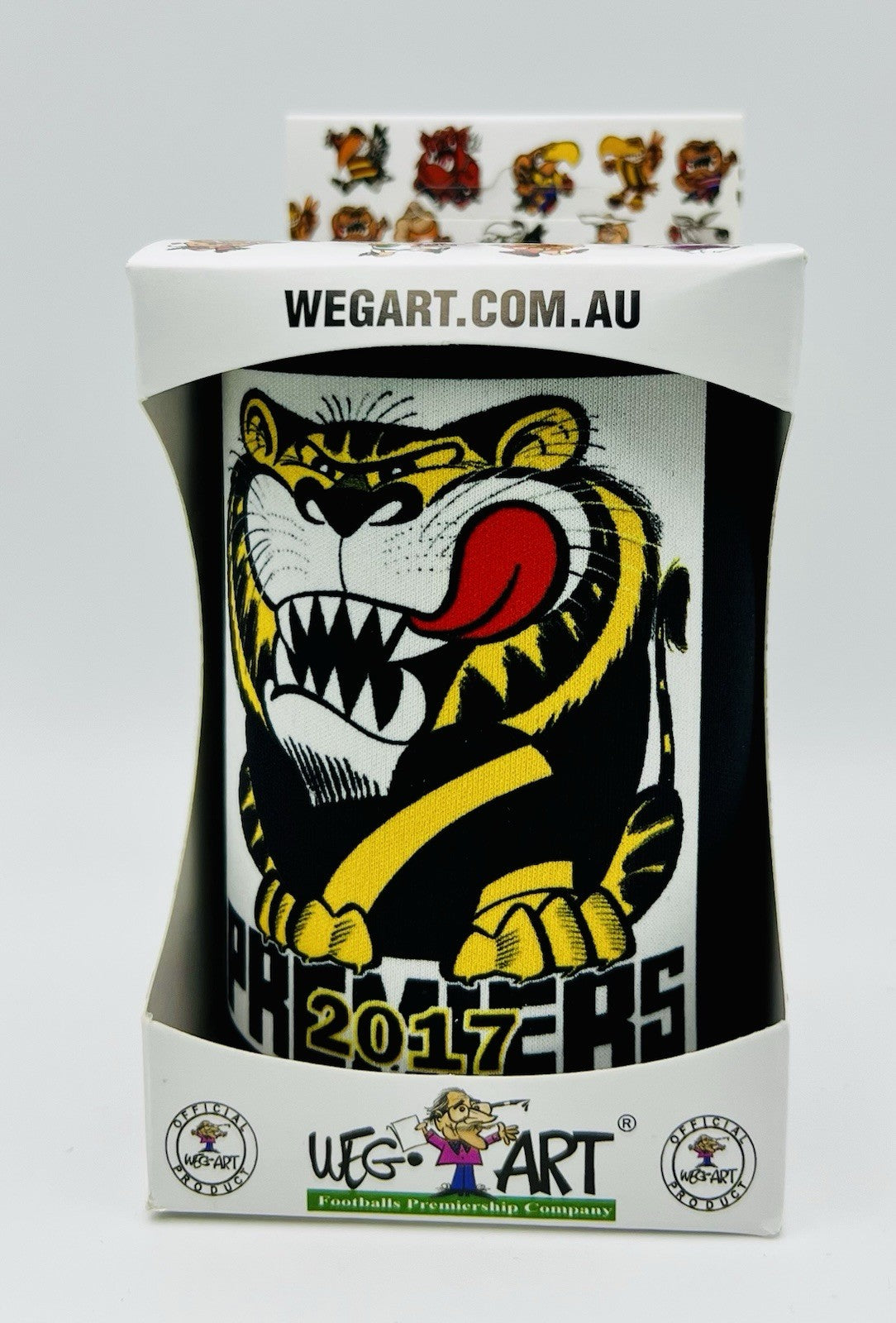 WegArt WEG Premiers Stubby Holder Can Cooler - Richmond Tigers 2017