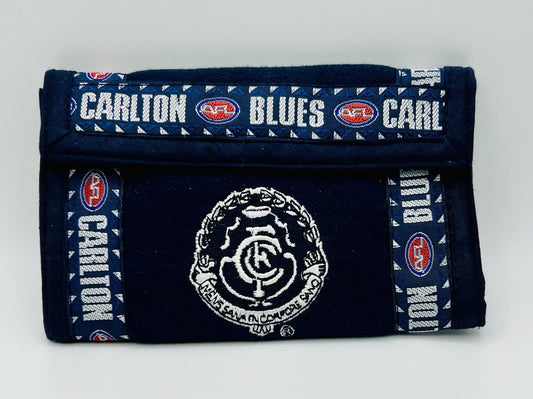 Retro Vintage AFL Carlton Blues Wallet