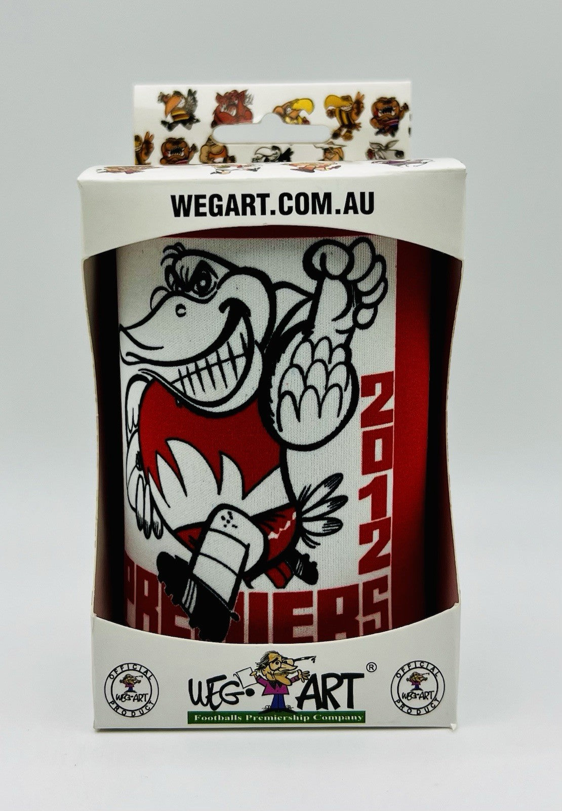 WegArt WEG Premiers Stubby Holder Can Cooler - Sydney Swans 2012