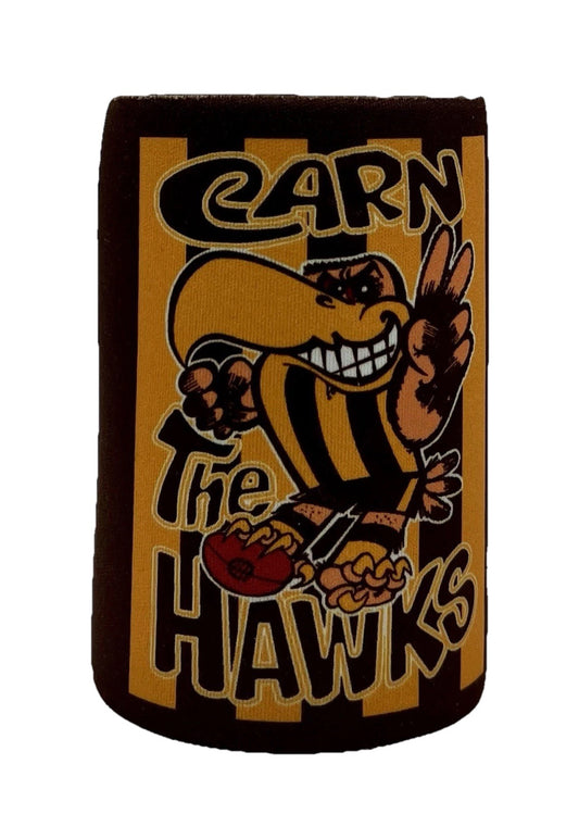 WegArt Stubby Holder Can Cooler - Hawthorn Hawks “Carn The Hawks”