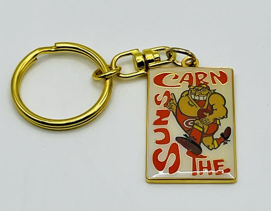 WEG WegArt Supporters Key Ring Gold Coast Suns