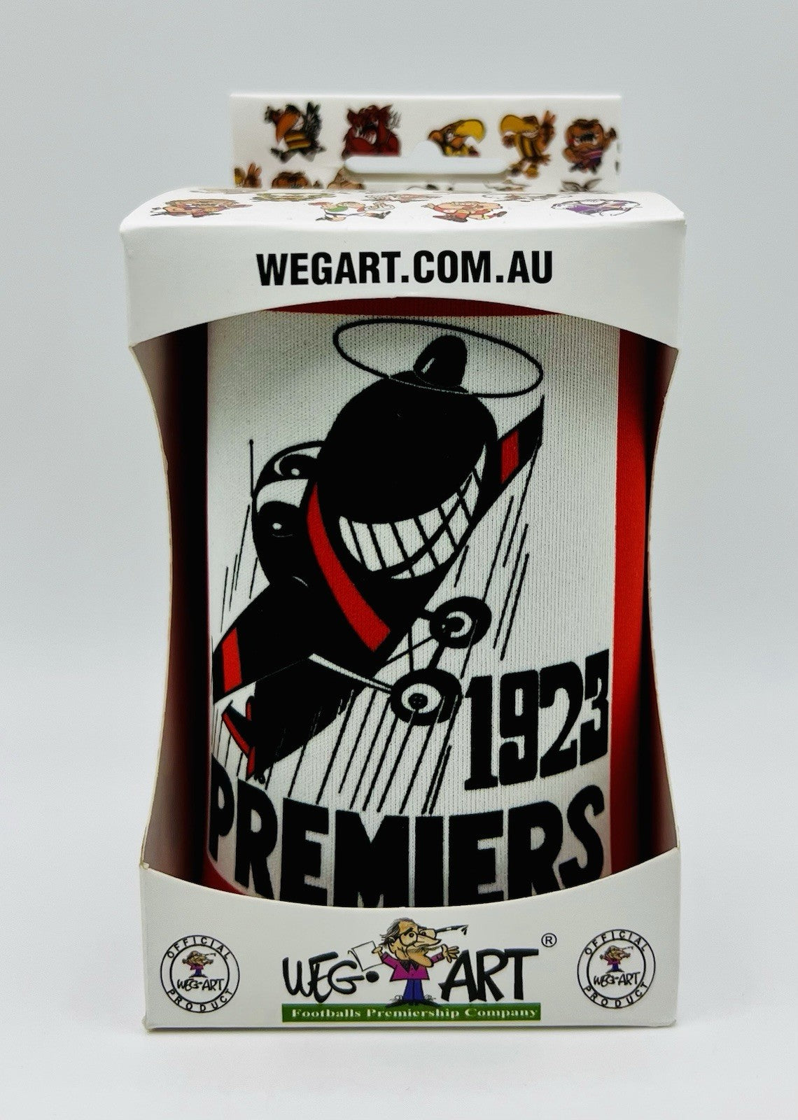 WegArt WEG Premiers Stubby Holder Can Cooler - Essendon Bombers 1923