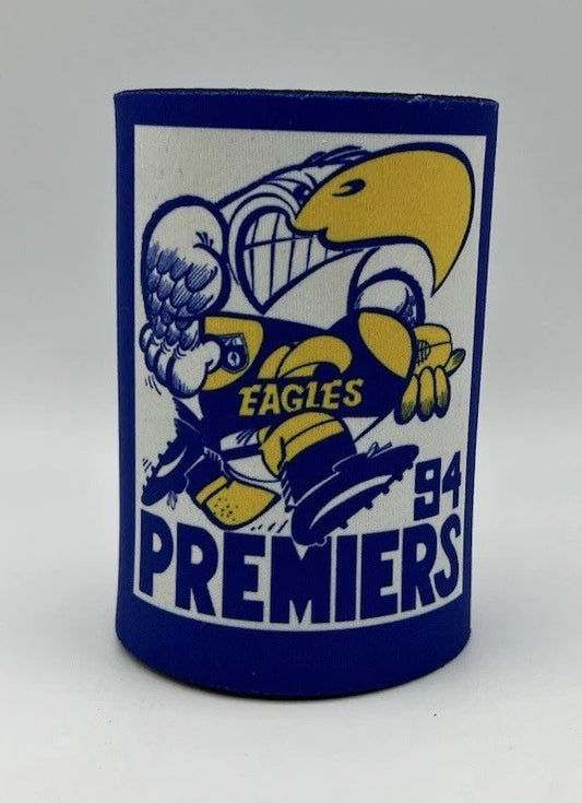 WegArt WEG Premiers Stubby Holder Can Cooler - West Coast Eagles 1994