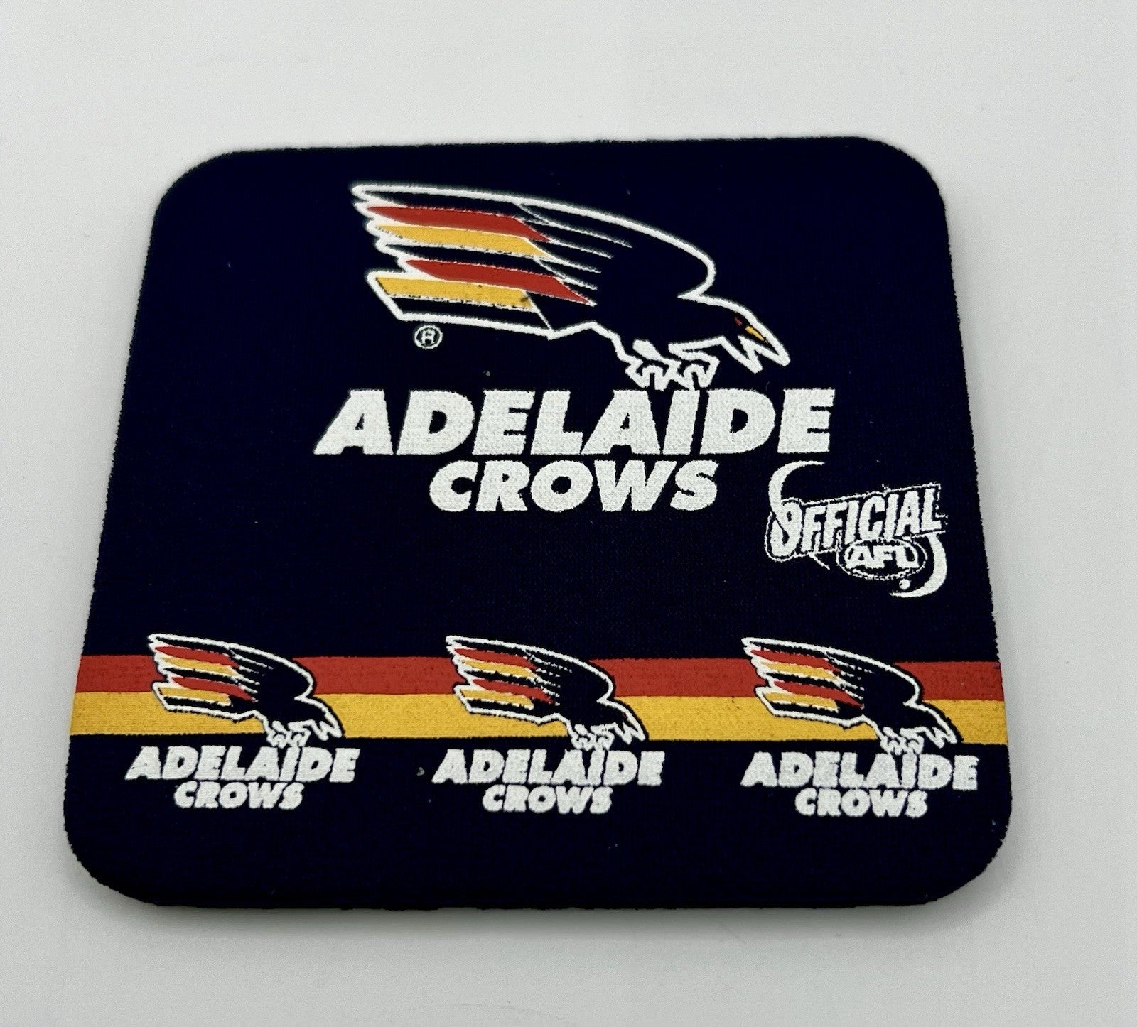 Vintage AFL Neoprene Drink Coasters Set Of Four - Adelaide Crows