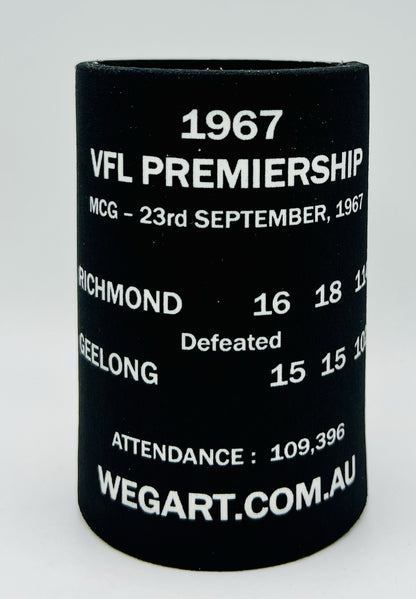 WegArt WEG Premiers Stubby Holder Can Cooler - Richmond Tigers 1967