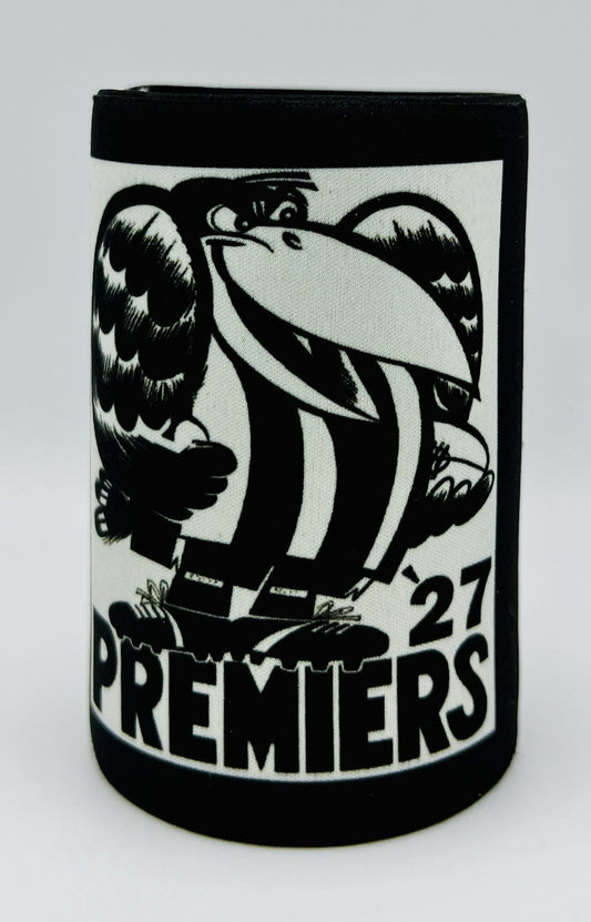 WegArt WEG Premiers Stubby Holder Can Cooler - Collingwood Magpies 1927