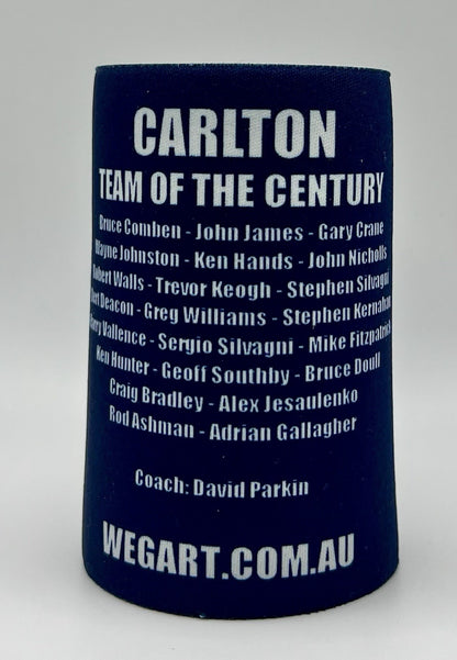 WegArt Stubby Holder Can Cooler - Carlton Blues “Carn The Blues”