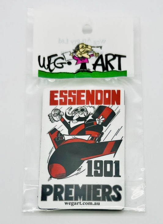 WEG WegArt Premiers Fridge Magnet - Essendon Bombers 1901