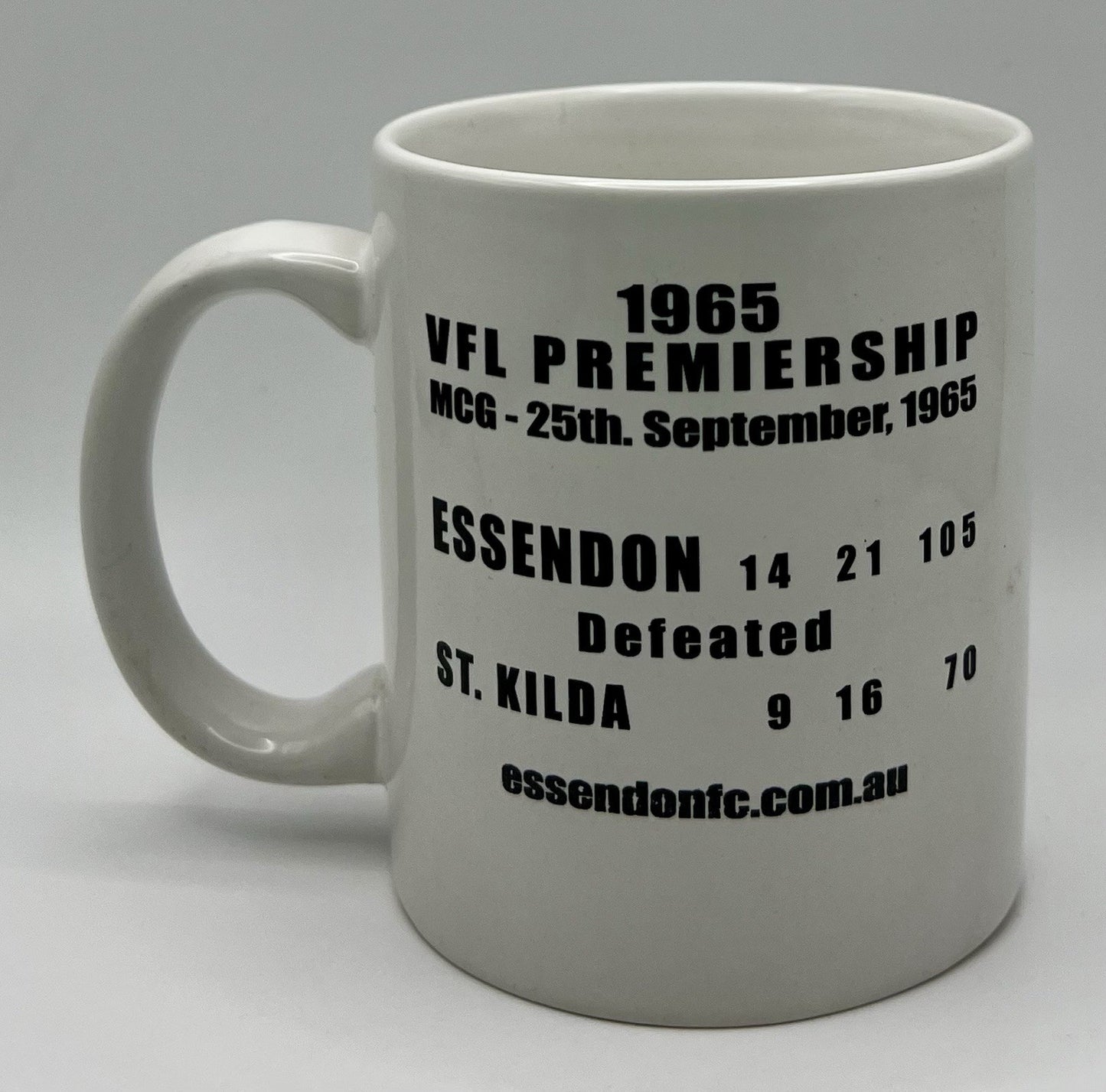 WegArt WEG Premiers Mug  - Essendon Bombers 1965
