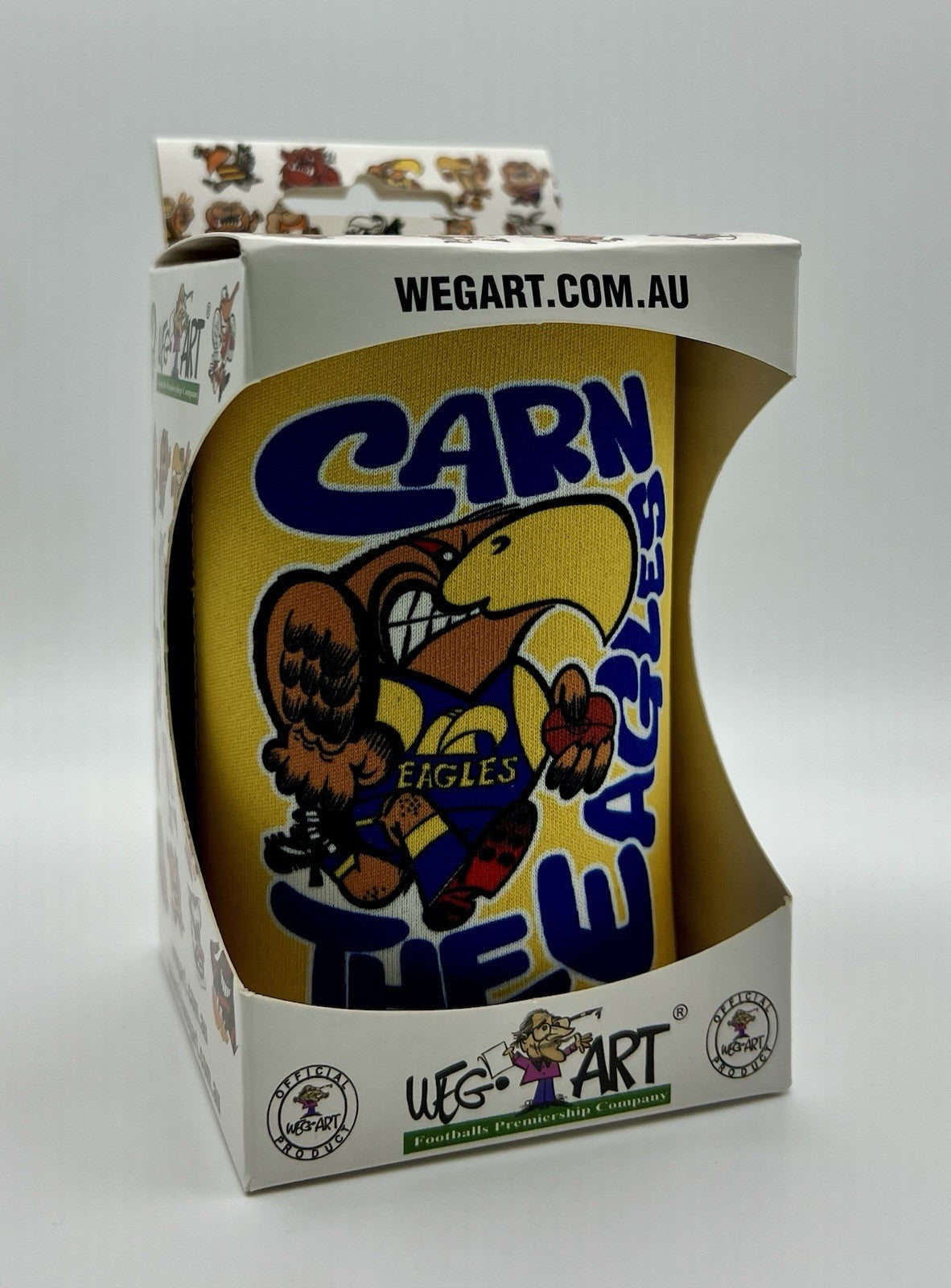 WegArt Stubby Holder Can Cooler - West Coast Eagles  “Carn The Eagles”