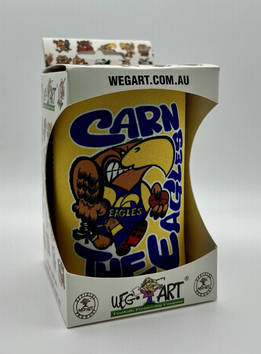 WegArt Stubby Holder Can Cooler - West Coast Eagles  “Carn The Eagles”