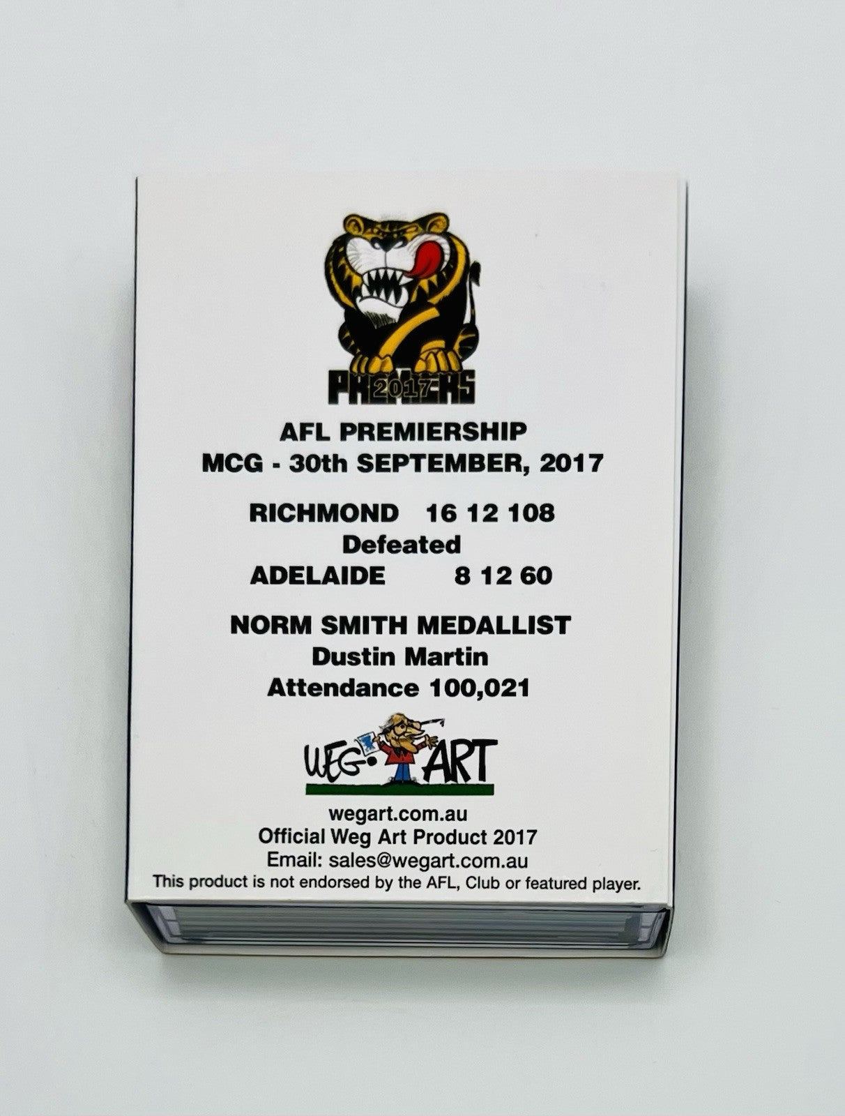 2017 Richmond Tigers WegArt Collector Cards