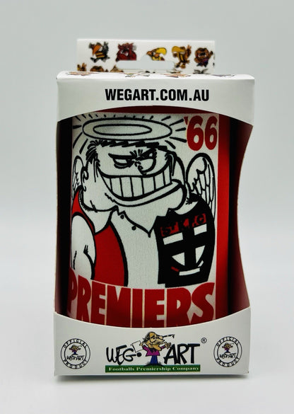 WegArt WEG Premiers Stubby Holder Can Cooler - St Kilda Saints 1966
