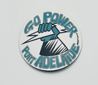 WEG WegArt Fridge Magnet - Port Adelaide Power Round Magnet