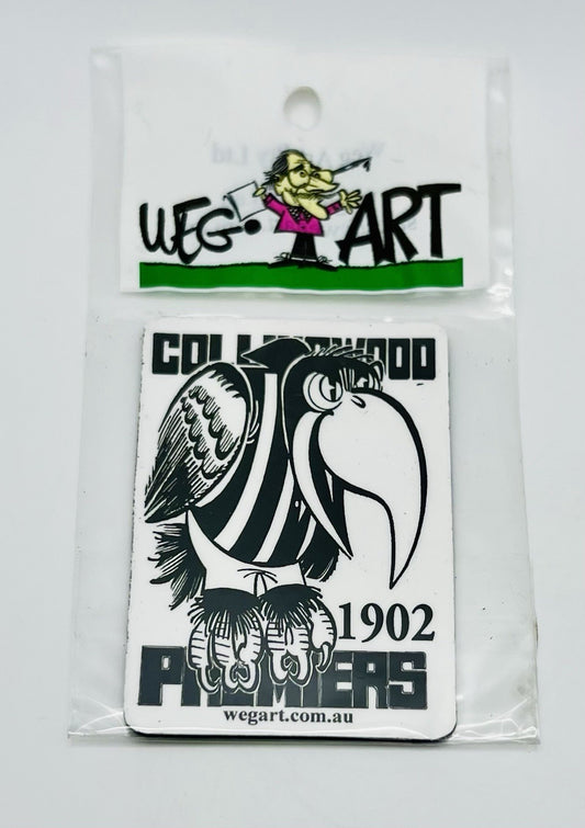 WEG WegArt Premiers Fridge Magnet - Collingwood Magpies 1902