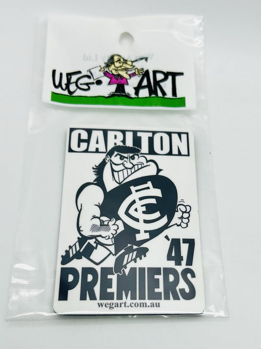 WEG WegArt Premiers Fridge Magnet - Carlton Blues 1947