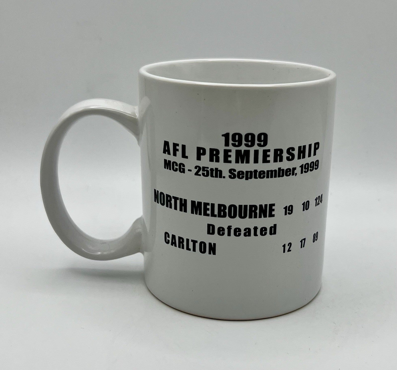 WegArt WEG Premiers Mug - North Melbourne Kangaroos 1999