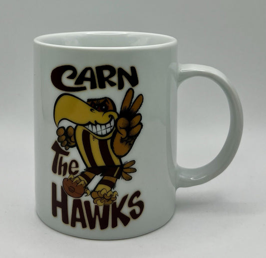 WegArt WEG Supporter Mug  - Hawthorn Hawks - “Carn The Hawks”