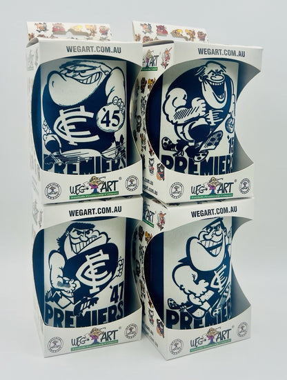 WegArt WEG Premiers Stubby Holder Can Cooler - Carlton Blues 1968