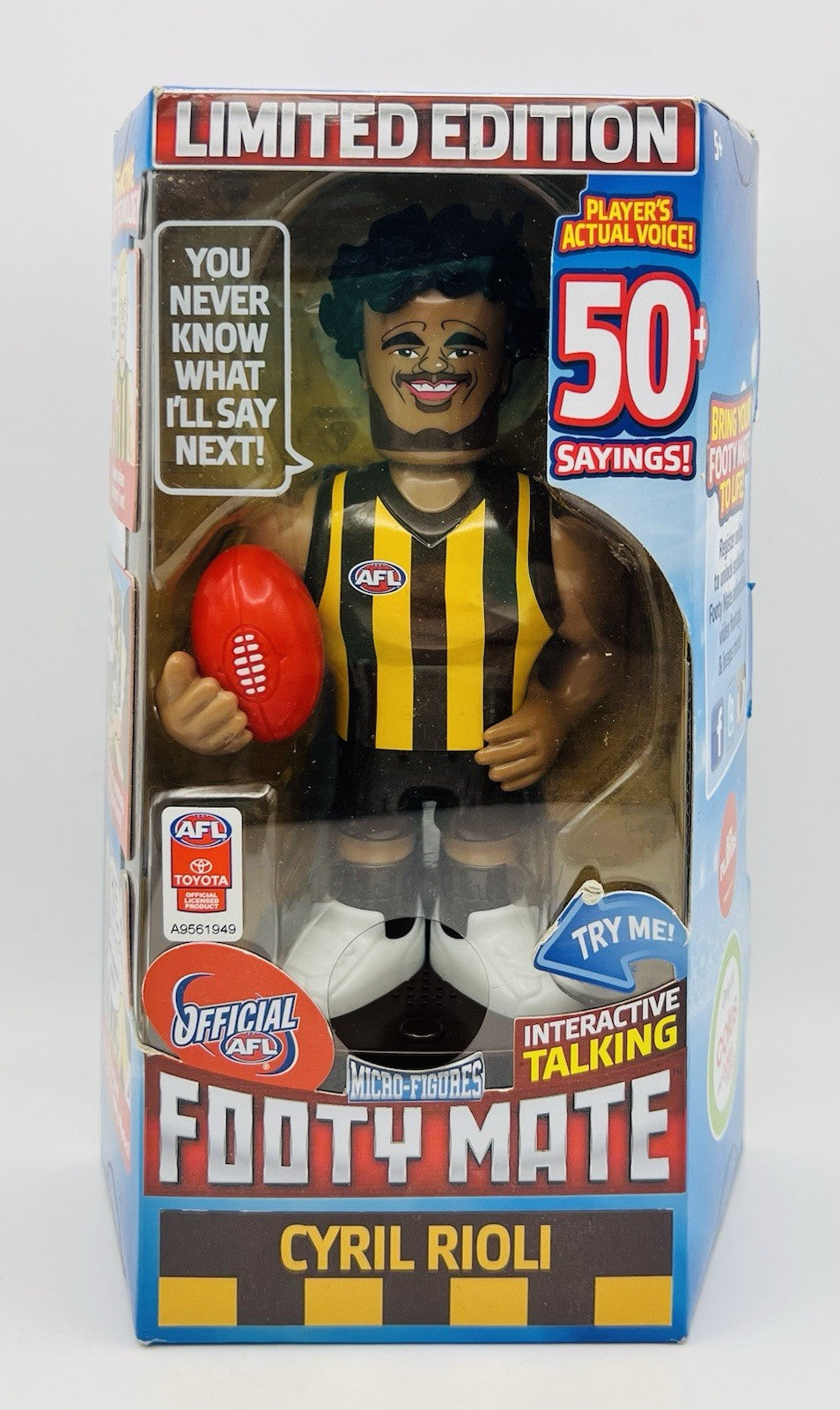Vintage 2016 AFL Footy Mates Cyril Rioli - New In Box